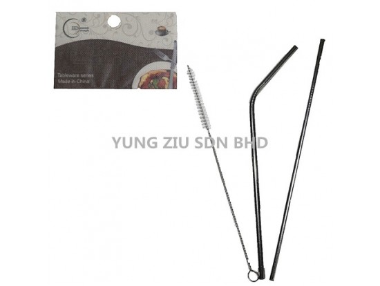 304 STAINLESS STEEL STRAW SET 6MM(CHENGFA)